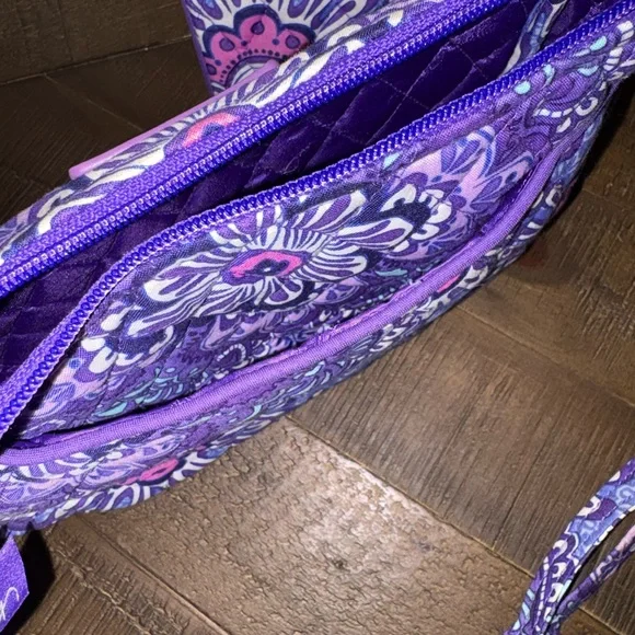 Vera Bradley Purple and Pink Crossbody Bag Set - Picture 5 of 6
